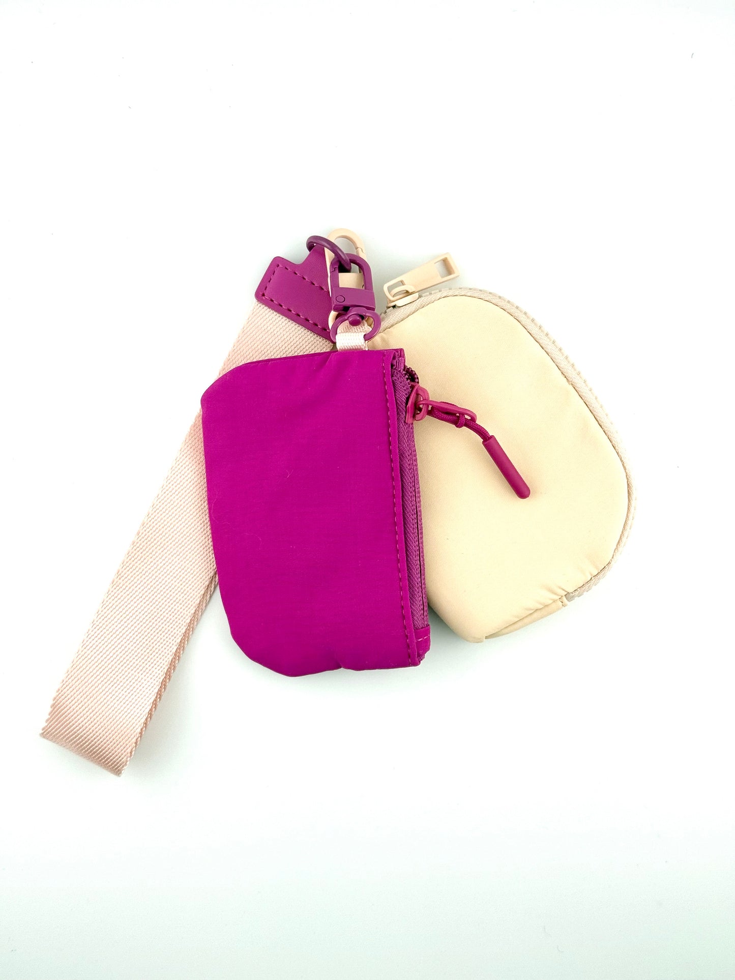 Dual Pouch Wristlet Wallet