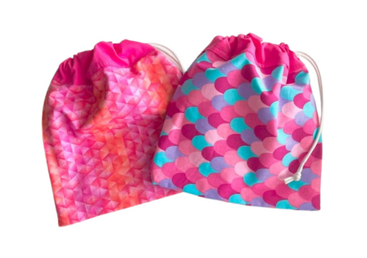 Mermaid Scales Reversible Grip Bag