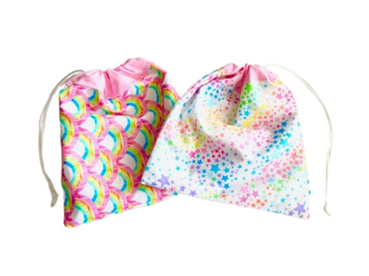 Rainbow Reversible Grip Bag